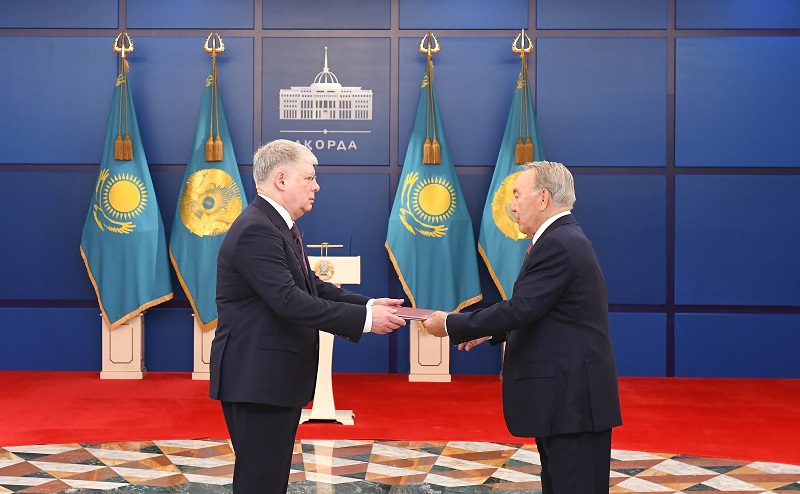 Новый Посол России встретился с Президентом Казахстана
