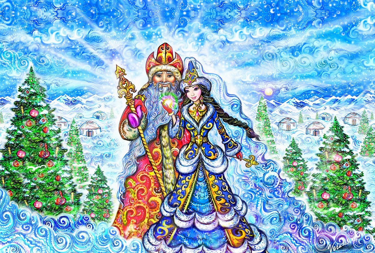 Празднование Нового года в Казахстане
