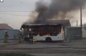 В Петропавловске назвали причины пожаров на общественном транспорте