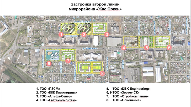 Карта города петропавловска казахстан