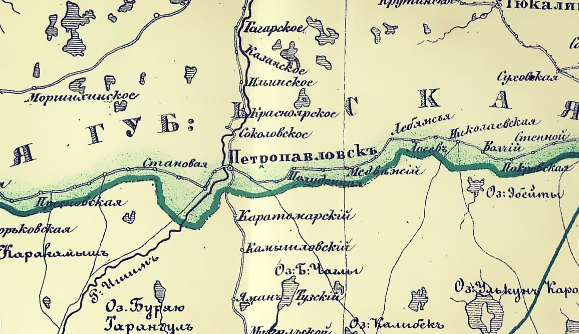 Карта петропавловска казахстан с номерами домов и улиц подробная