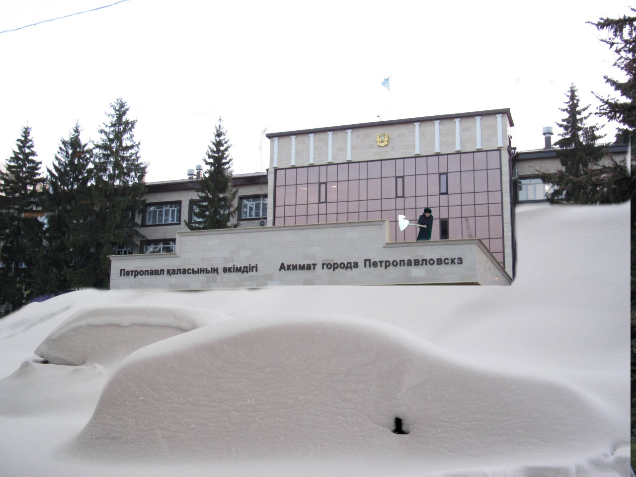 Снежные кубометры акима Петропавловска