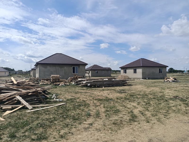 В селе на севере Казахстана акимат закупает 15 новых домов