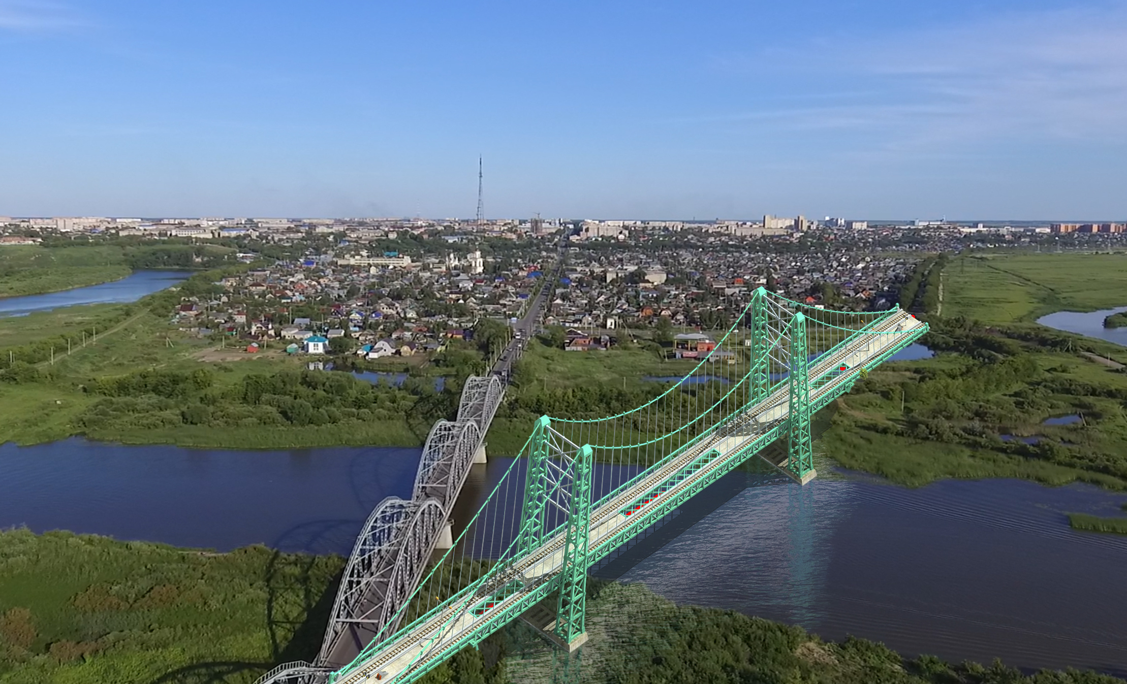 В Петропавловске планируют построить 4 новых моста через Ишим