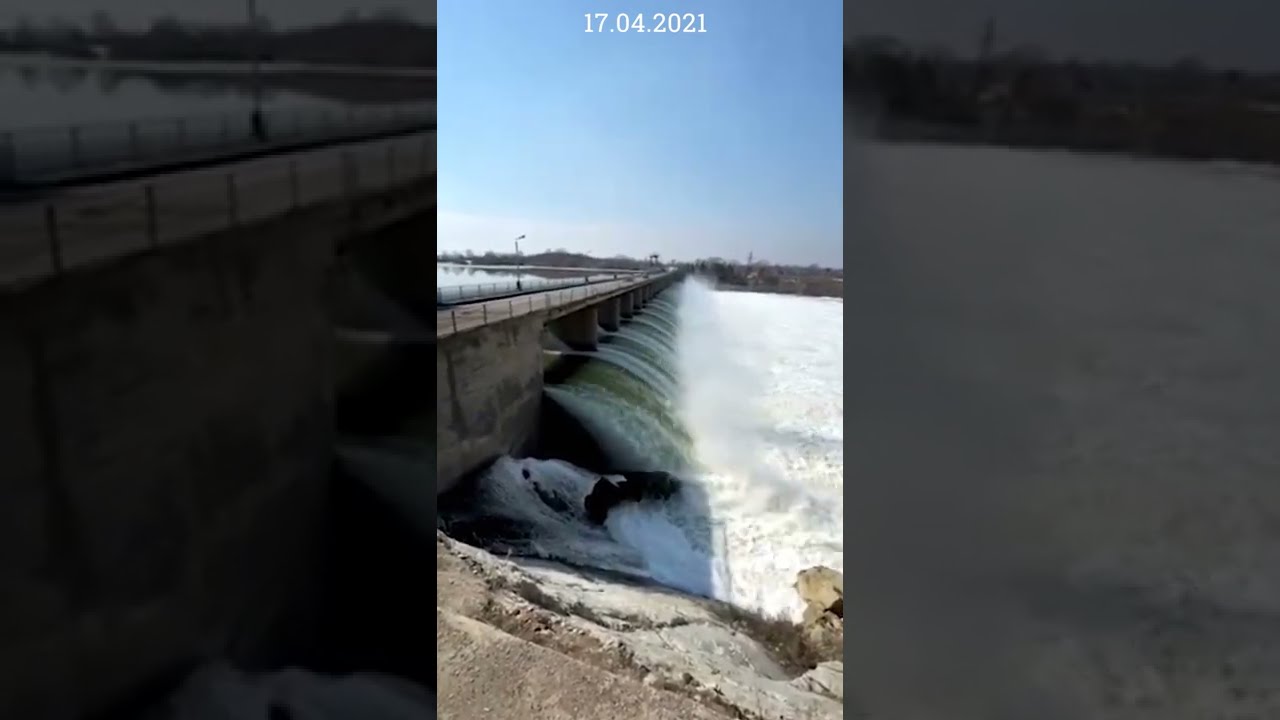 Перелив через плотину Сергеевского водохранилища — 165 сантиметров (видео)