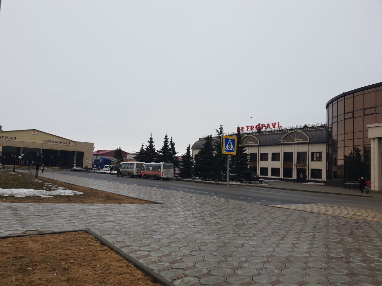 В Петропавловске остановку автобусов перенесли к вокзалу