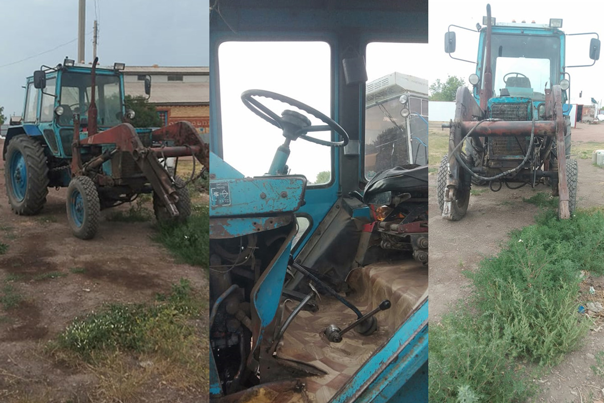 На севере Казахстана мужчина угнал трактор
