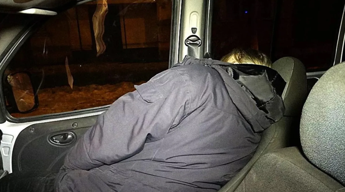 В Петропавловске пьяный автовор уснул на месте преступления