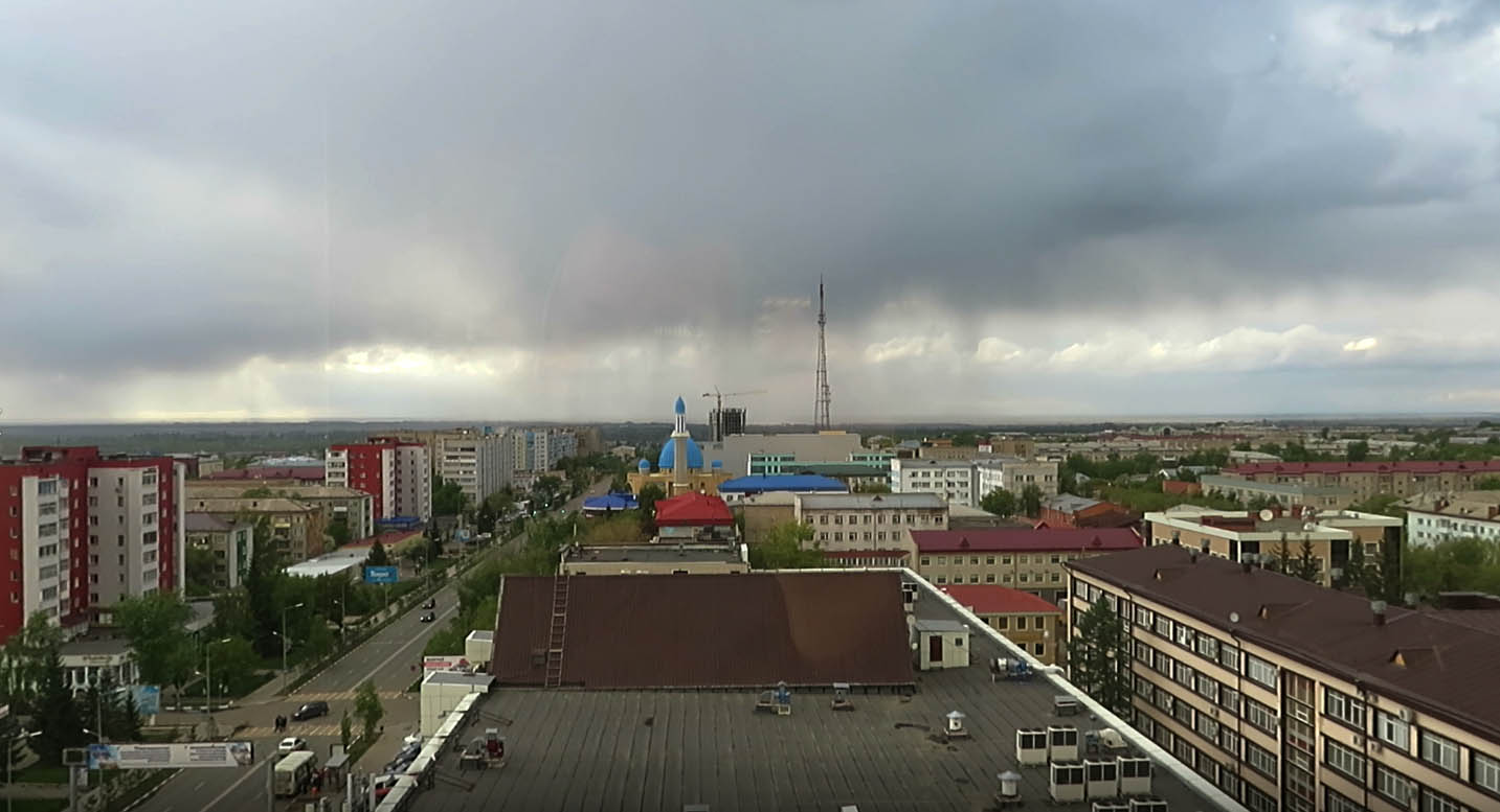 Рабочая неделя в Петропавловске начнется с дождя