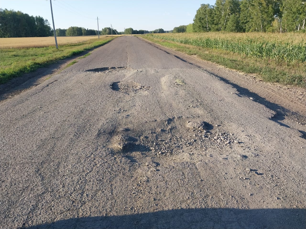 Жители села Ольшанка в пригороде Петропавловска пожаловались на плохие дороги